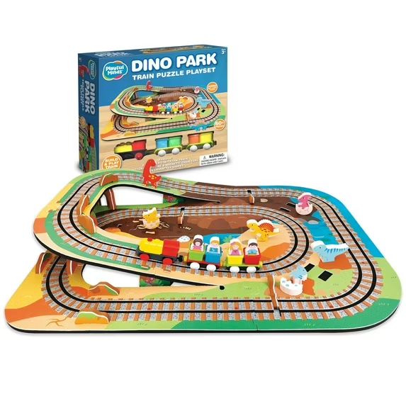 Dino Park Train Puzzle by Thin Air
