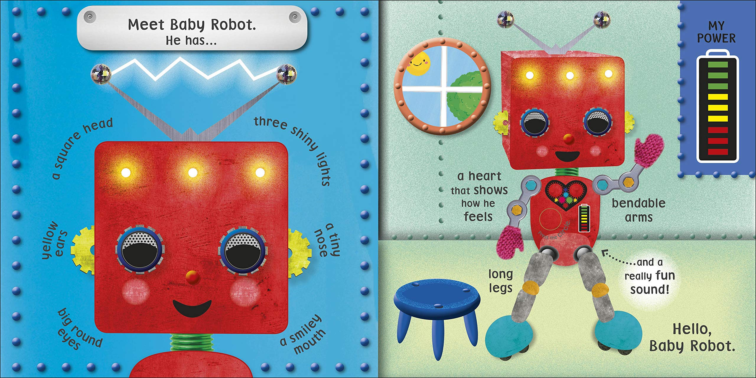 Baby Robot A Beep buzz Light up Story by DK Publishing 1