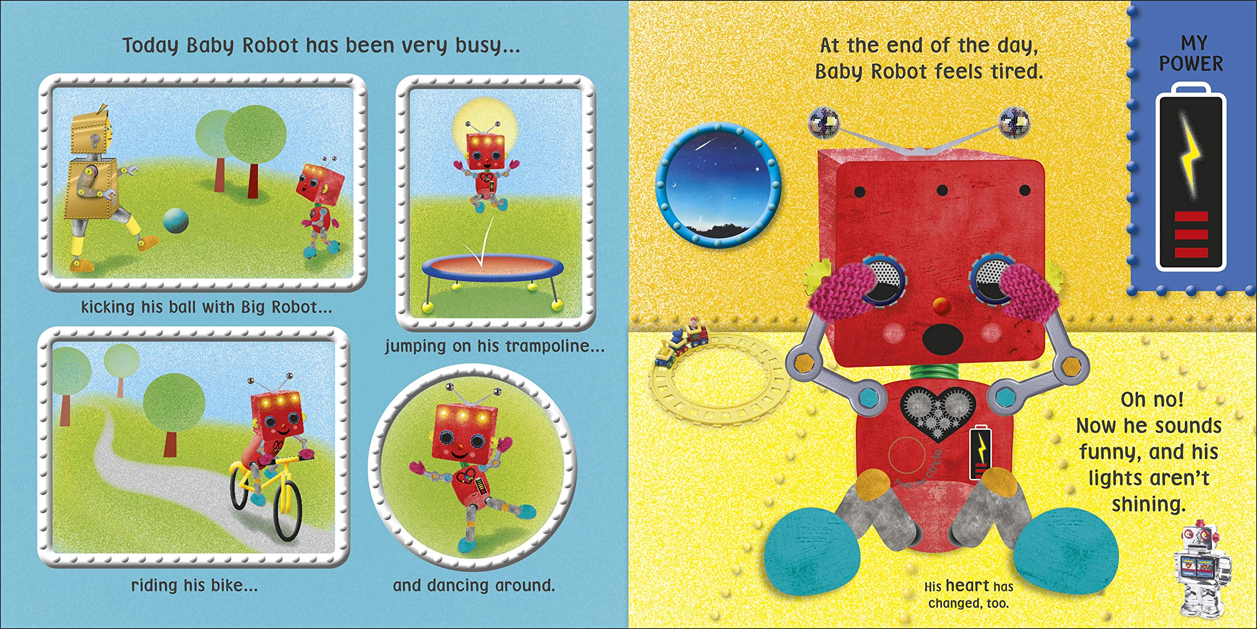 Baby Robot A Beep buzz Light up Story by DK Publishing 2