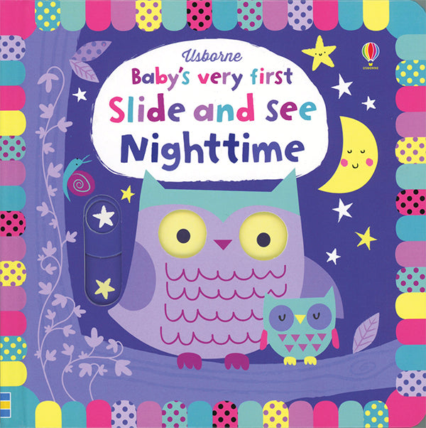 Babys Very First Slide and See Nighttime by Usborne