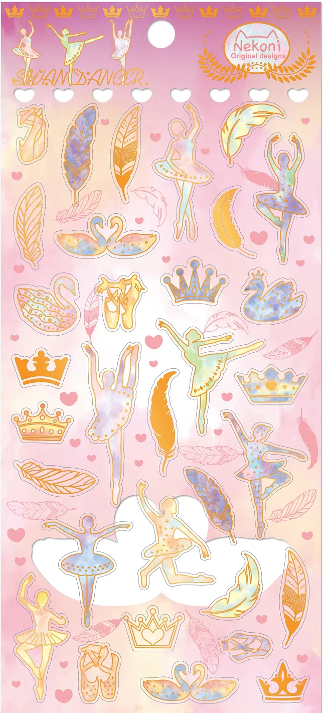 Ballet Crystal Gel Stickers-by-BC USA
