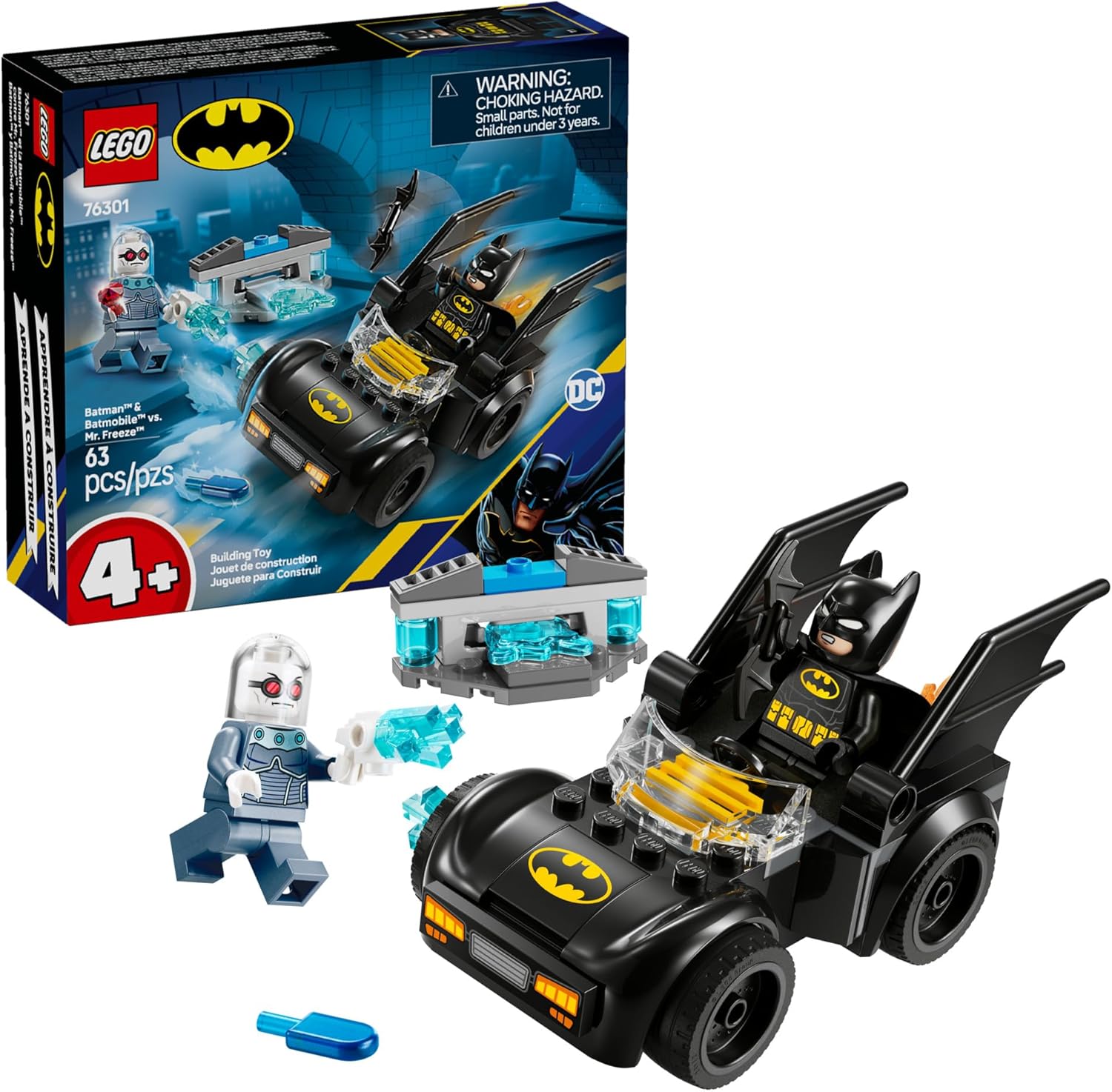 Batman & Batmobile vs. Mr. Freeze-by-Lego