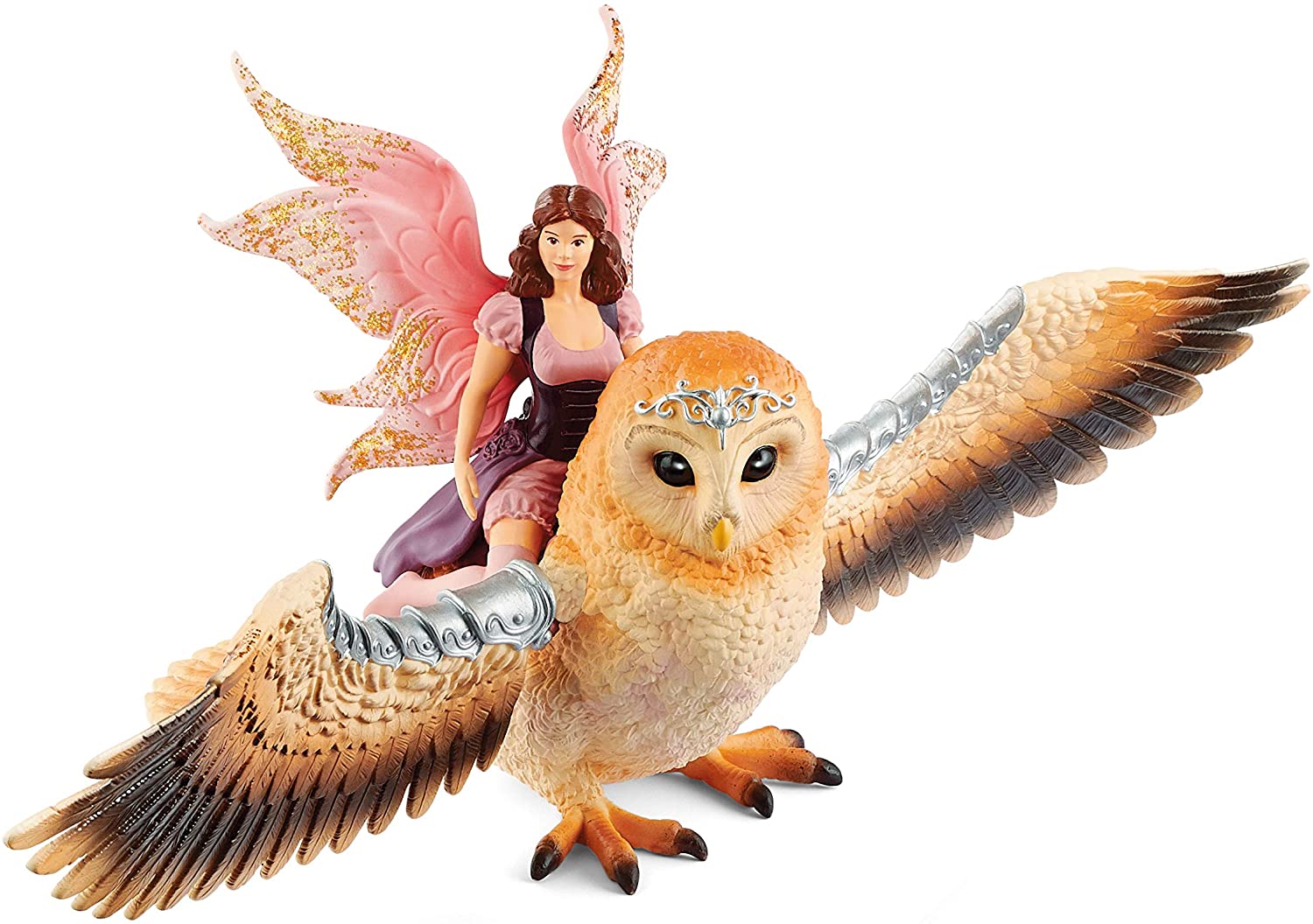 Bayala Fairy in Flight on Glam Owl by Schleich 2