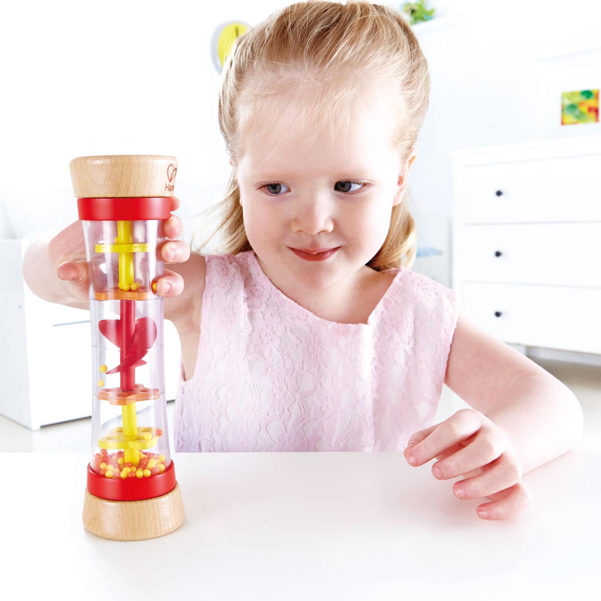 Beaded Raindrops Red by Hape