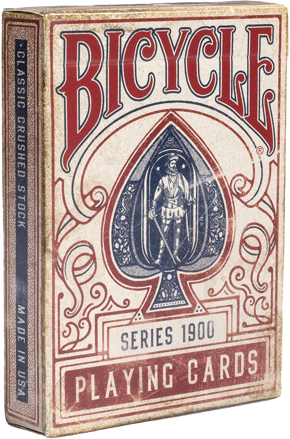 Bicycle 1900 Vintage Series Card Deck Red by Ellusionist 1