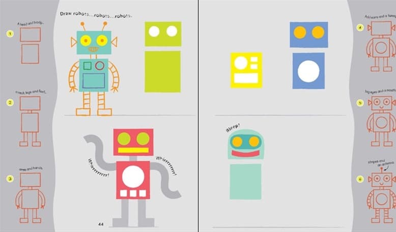 Big Drawing Book by Usborne 3