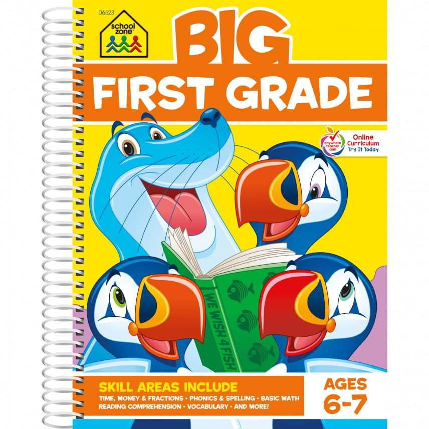 Big First Grade Workbook by School Zone