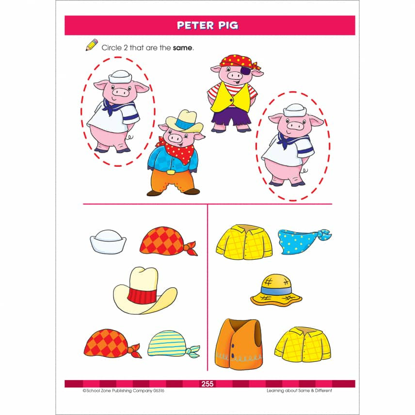 Big Kindergarten Workbook by School Zone 4