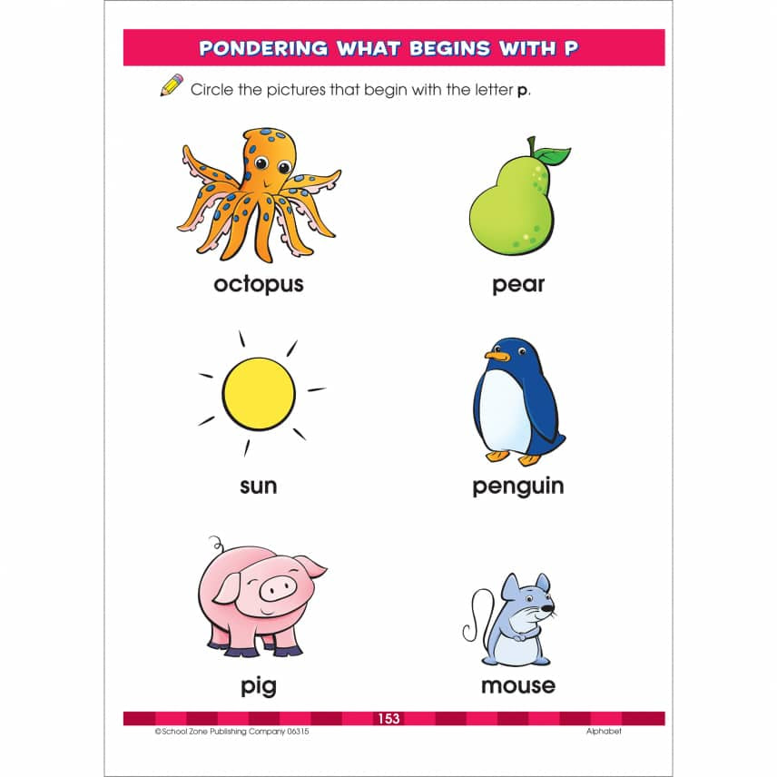 Big Preschool Workbook by School Zone 3