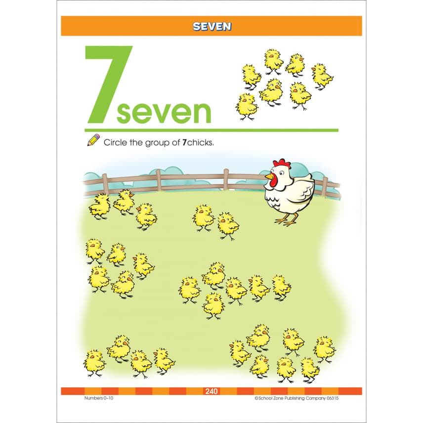 Big Preschool Workbook by School Zone 4
