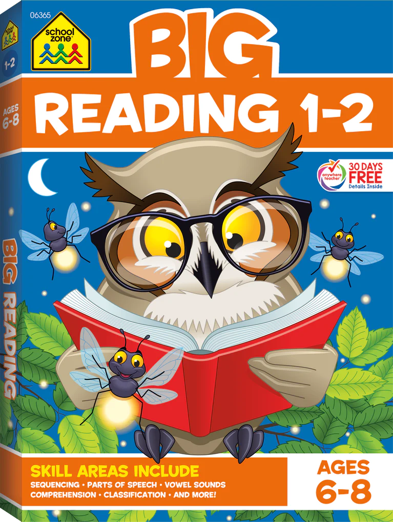Big Reading Grades 1-2 Workbook-by-School Zone