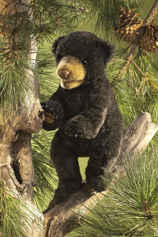 Black Bear Cub Puppet by Folkmanis 1