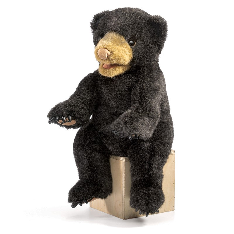 Black Bear Cub Puppet by Folkmanis
