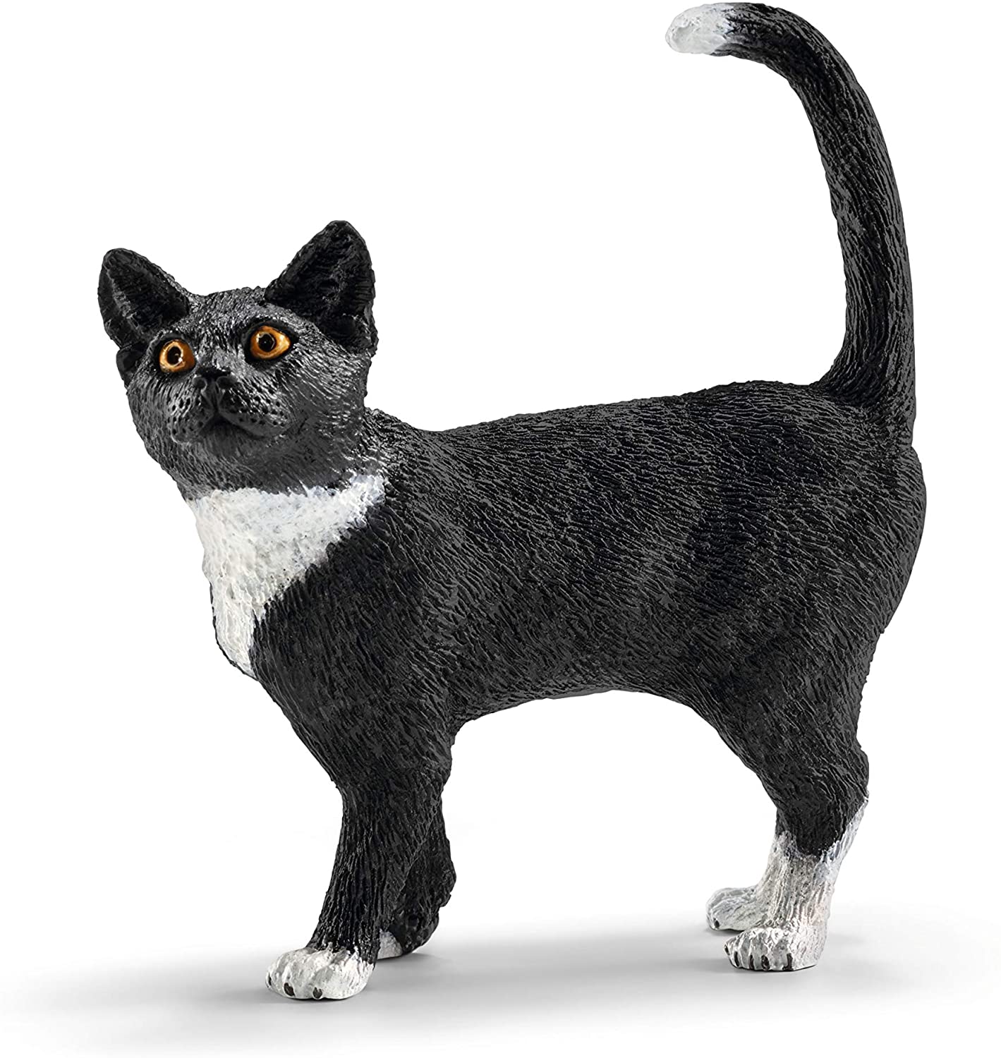 Black & White Standing Cat Figure – A2Z Science & Toys