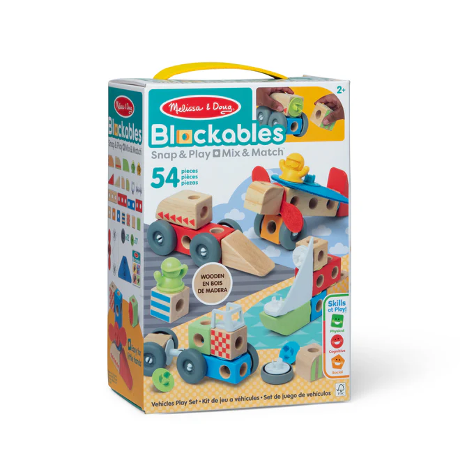 Blockables Vehicles Play Set-by-Melissa & Doug