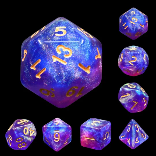 Blue Enchantress Set of Dice-by-Foam Brain Games