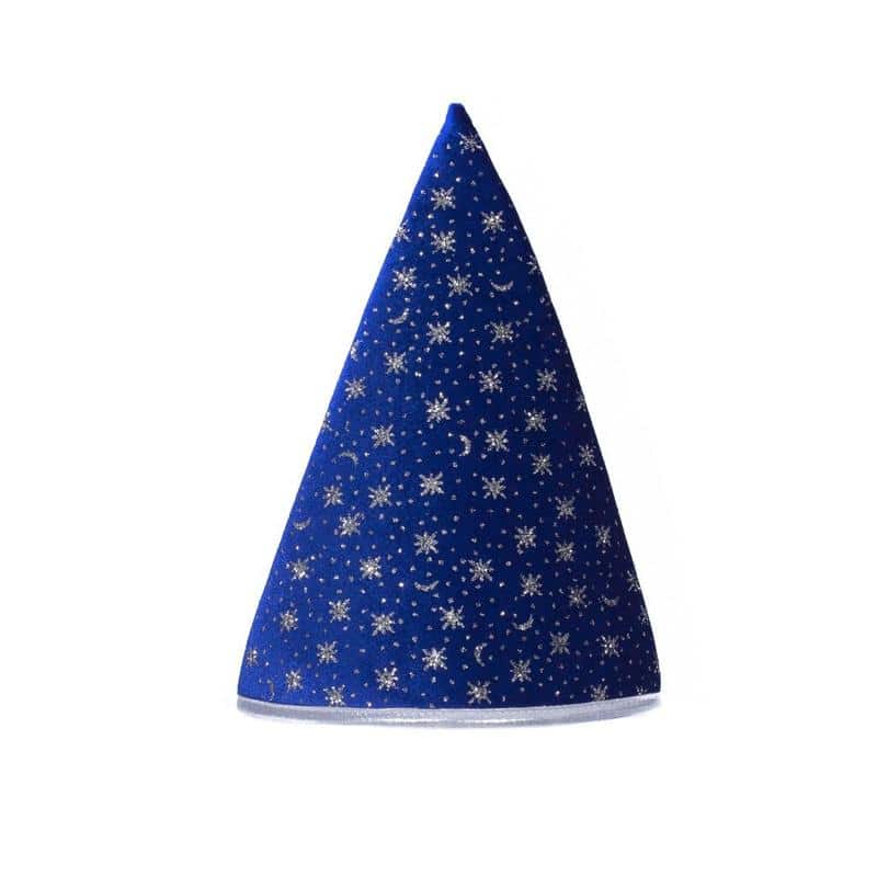 Blue Glitter Wizard Cape Hat Set by Great Pretenders 2