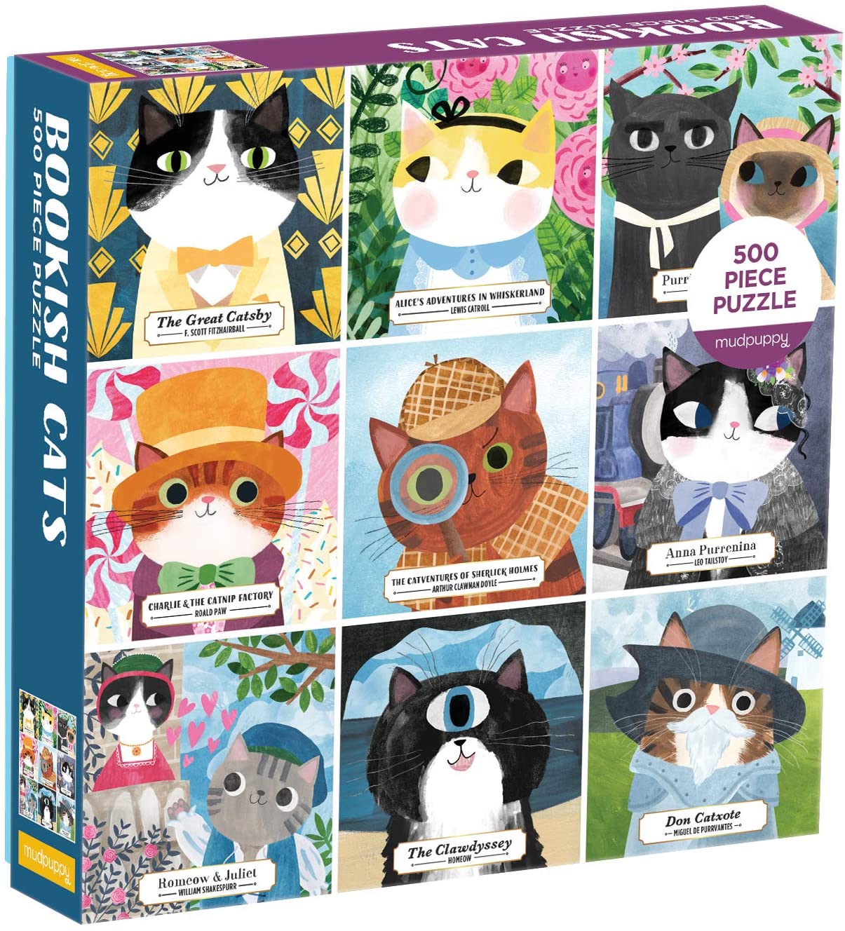 Bookish Cats Puzzle by Mudpuppy