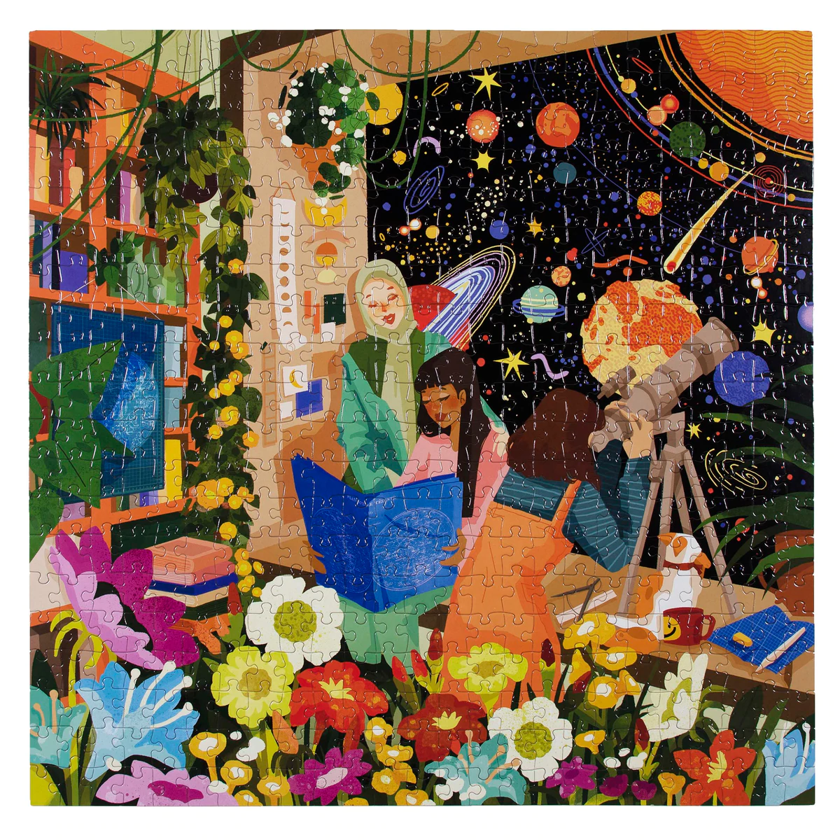 Bookstore Astronomers 500pc Puzzle by eeBoo 2