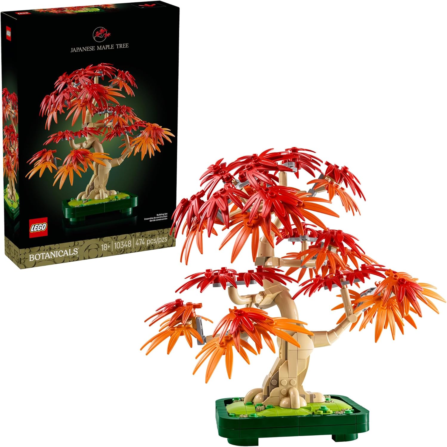 Botanicals Japanese Red Maple Bonsai Tree-by-Lego