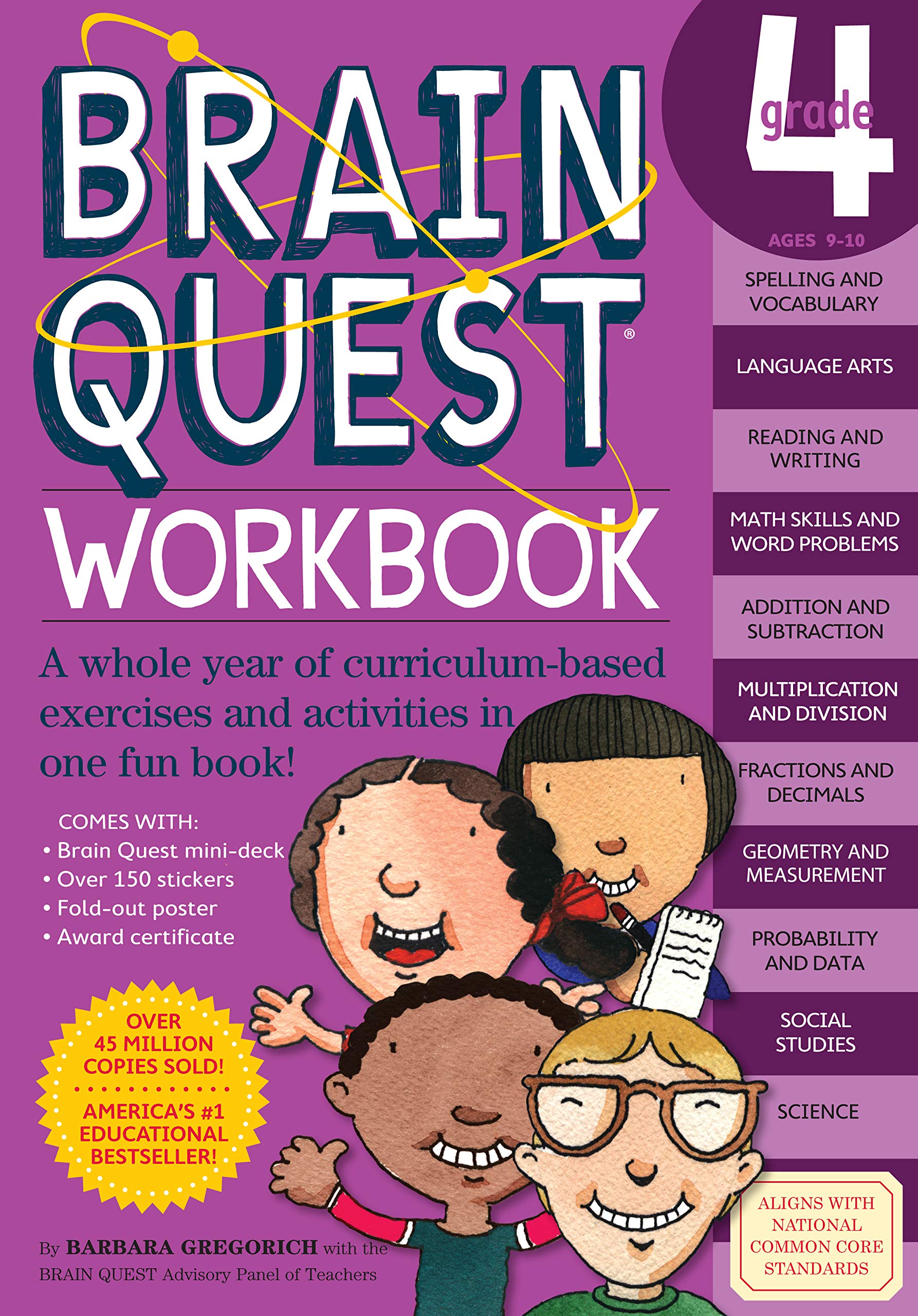 Brain Quest Workbook Grade 4 by Workman
