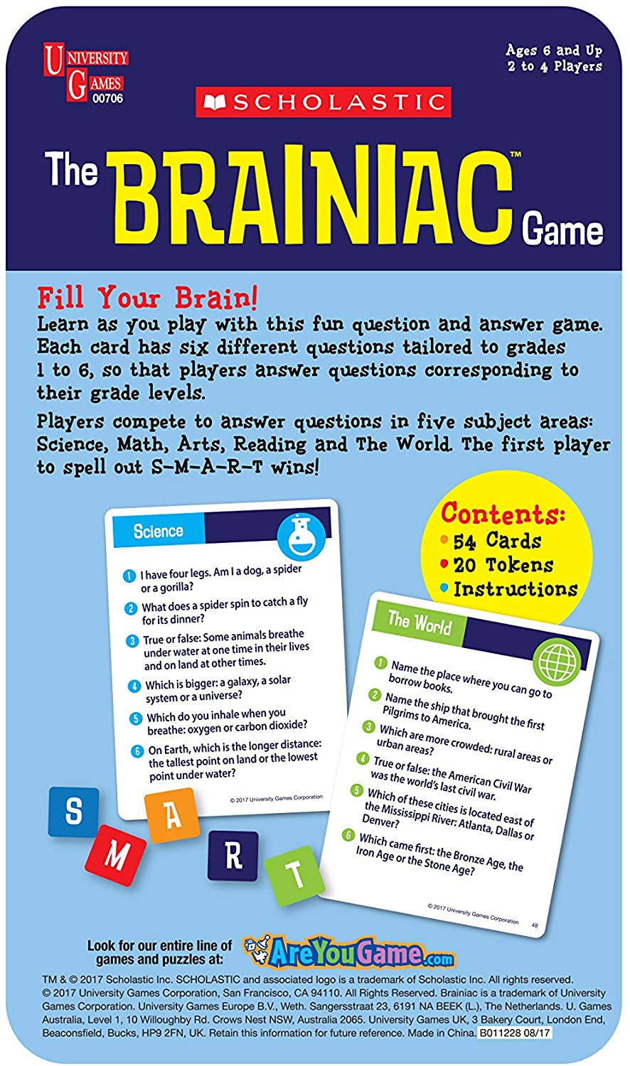 Brainiac Game Tin by University Games 1