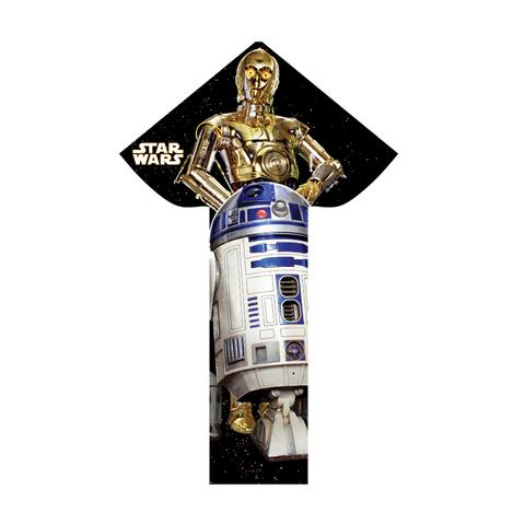 Breezy Fliers 57 Star Wars Droids Nylon C3PO R2D2 Kite 57 Inches Tall by Brainstorm