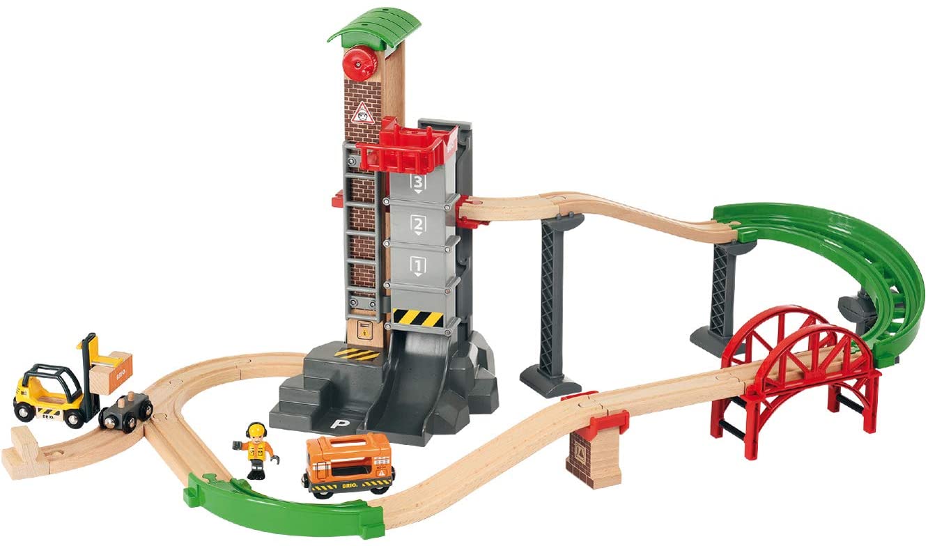 Brio Lift Load Warehouse Set by Brio 3