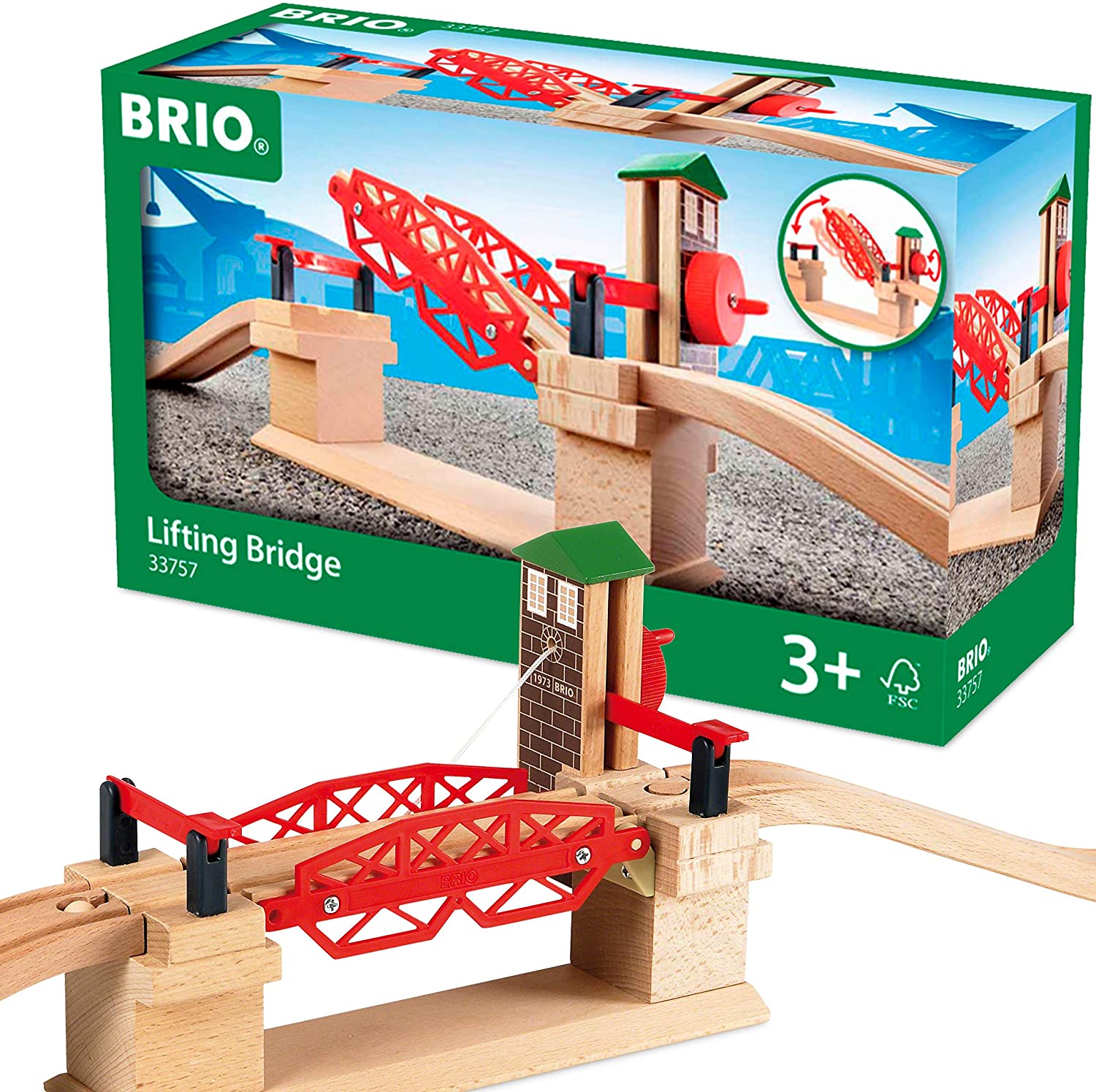 Brio Lifting Bridge for Railway by Brio