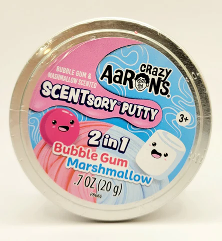 Bubblegum Marshmallow Thinking Putty - Scentsory Series-by-Crazy Aaron's Putty World