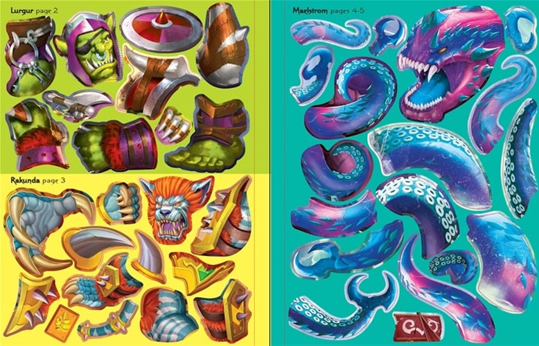 Build Your Own Monsters Sticker Book by Usborne 3