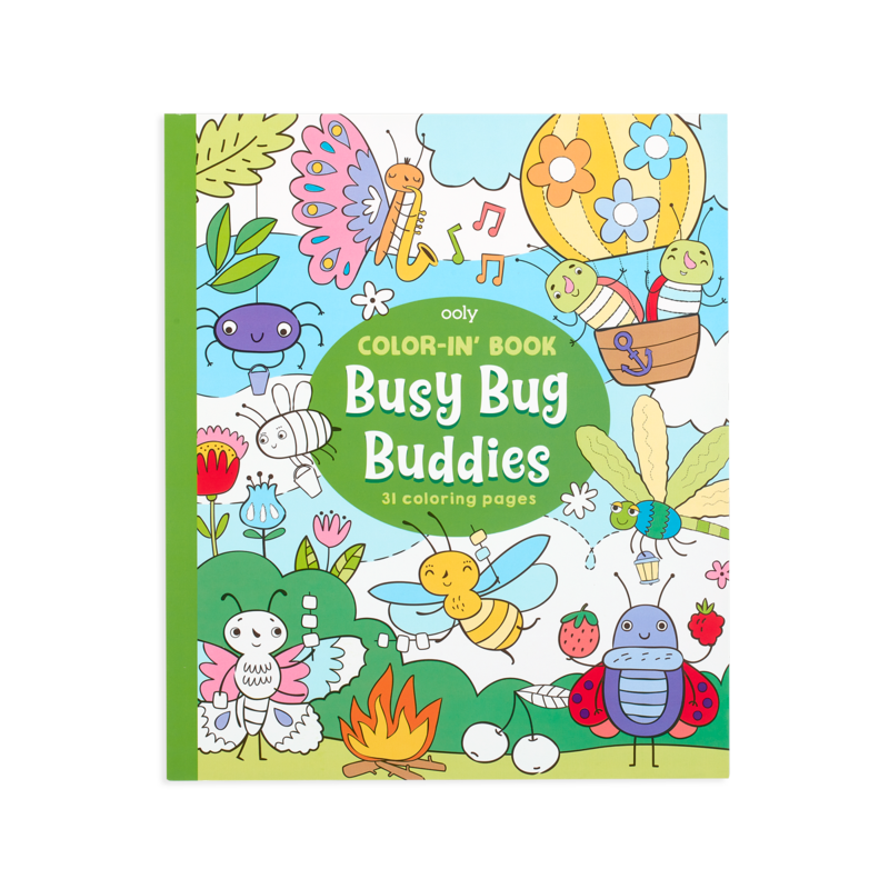 Busy Bug Buddies Coloring Book by Ooly