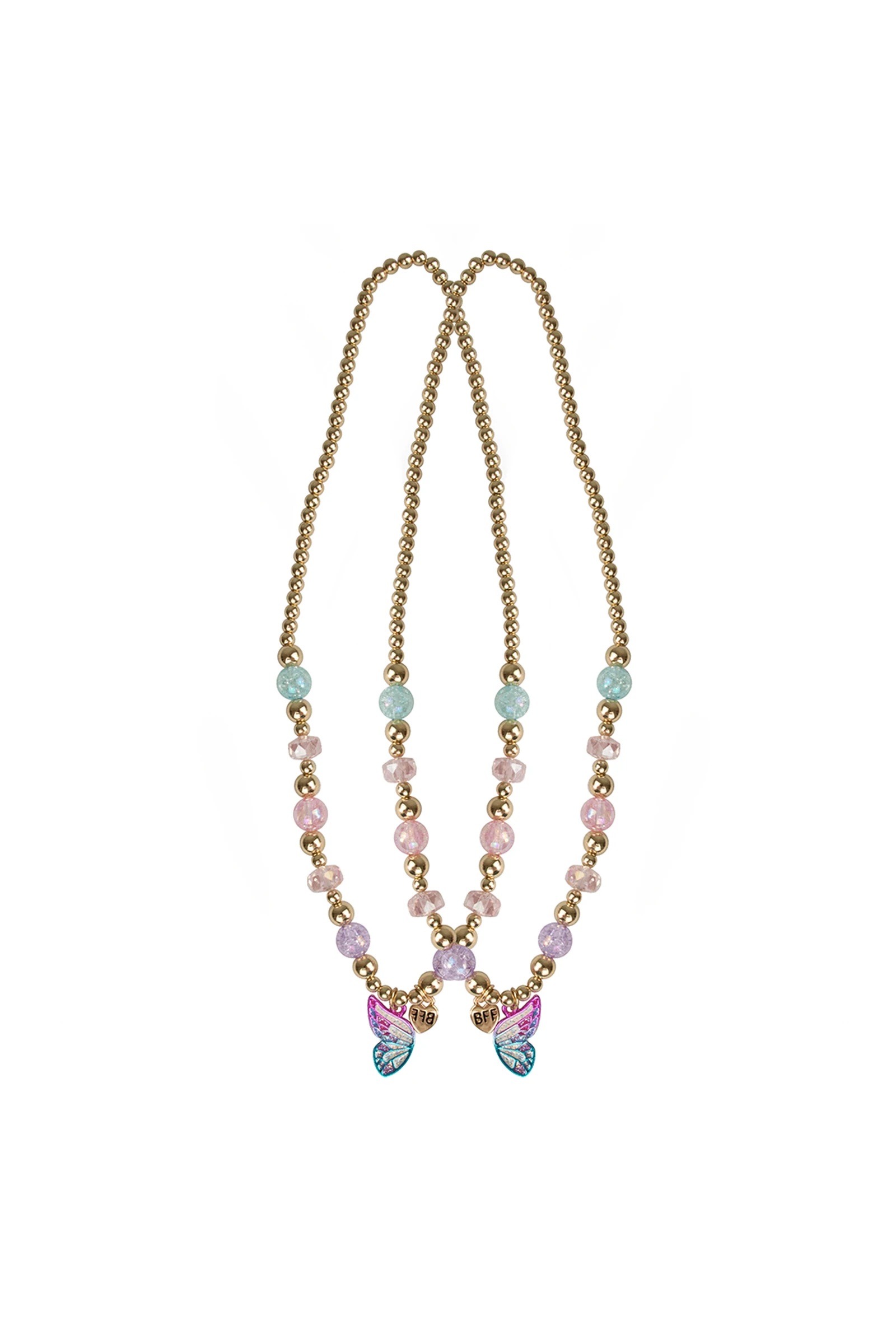 Butterfly Wishes BFF Necklace Set by Great Pretenders