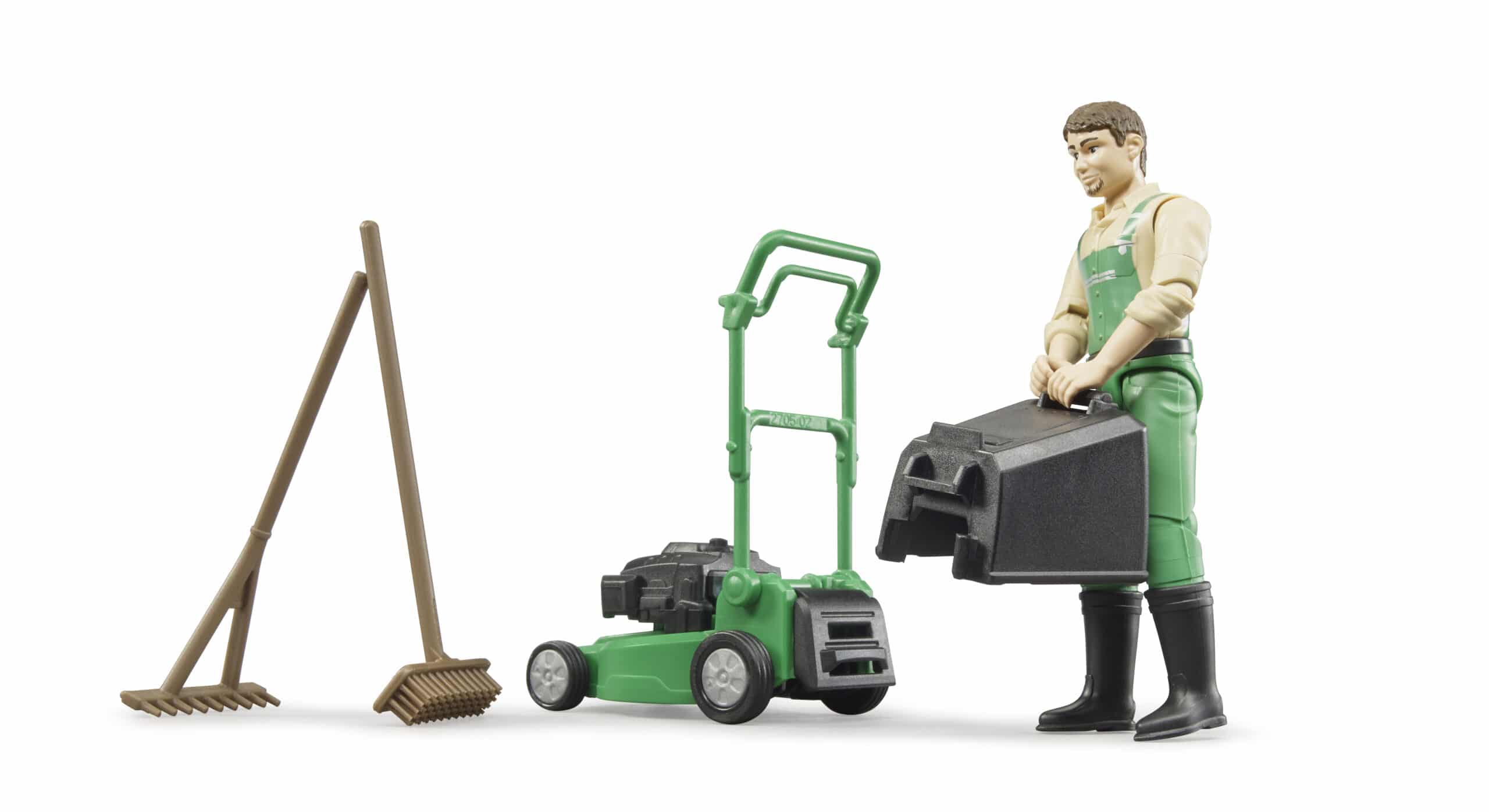 Bworld Gardener with Mower by Bruder 1 scaled