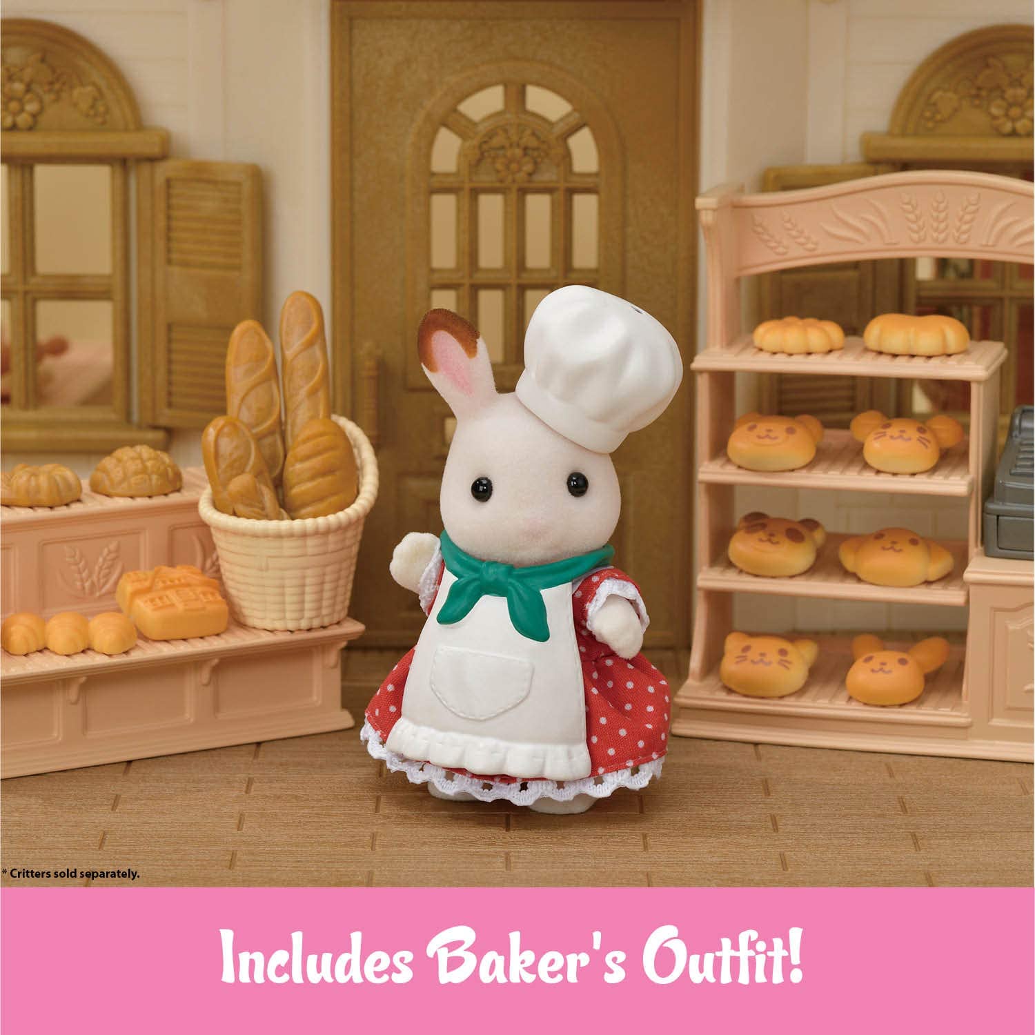 Calico Critters Bakery Shop Starter Set by Epoch Everlasting Play 1
