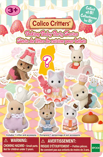 Calico Critters Baking Baby Party Series Blind Bag-by-Epoch Everlasting Play
