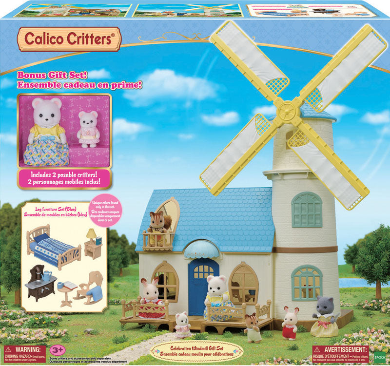 Calico Critters Celebration Windmill Gift Set by Epoch Everlasting Play