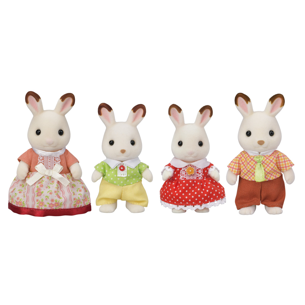 Calico Critters Chocolate Rabbit Family-by-Epoch Everlasting Play