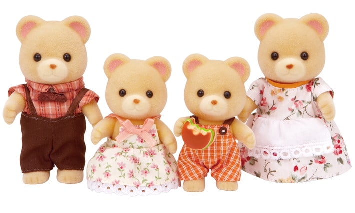 Calico Critters Cuddle Bear Family by Epoch Everlasting Play