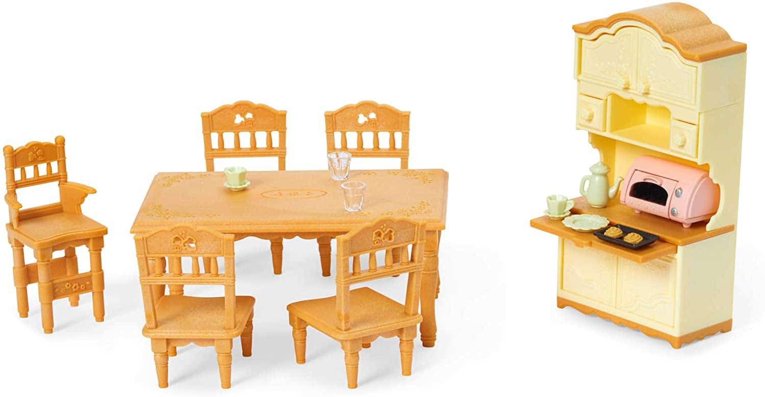 Calico Critters Dining Room Set by Epoch Everlasting Play