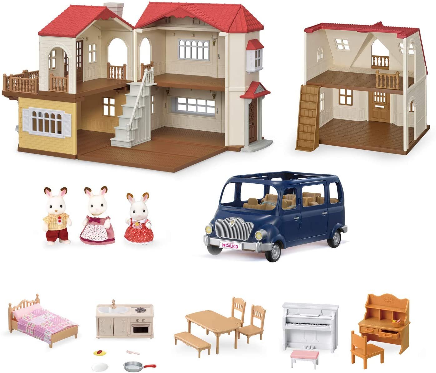 Calico Critters Grand Mansion Gift Set by Epoch Everlasting Play 1