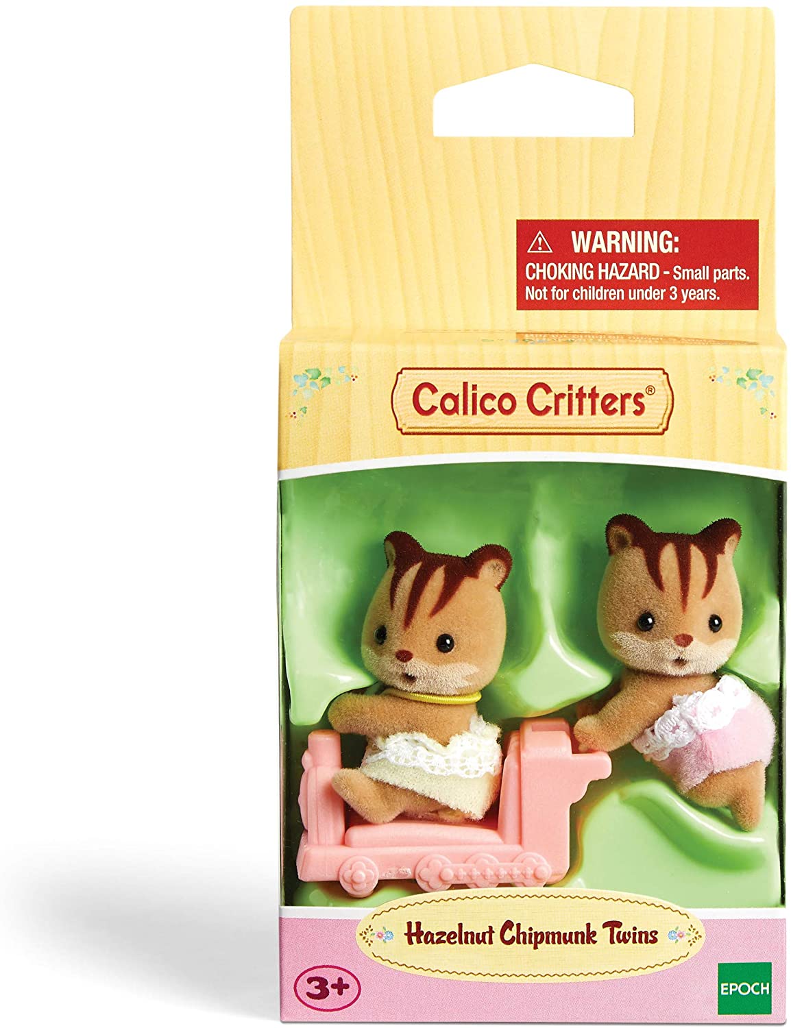 Calico Critters Hazelnut Chipmunk Twins by Epoch Everlasting Play 1