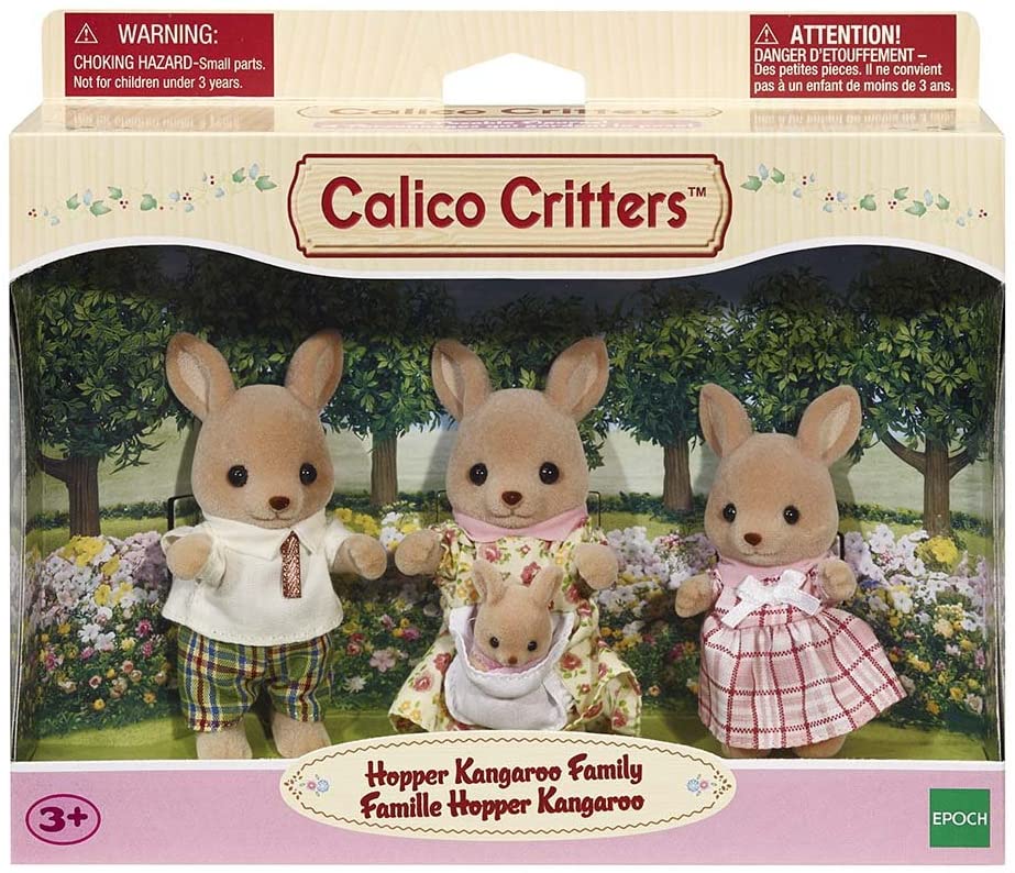 Calico Critters Hopper Kangaroo Family by Epoch Everlasting Play 1