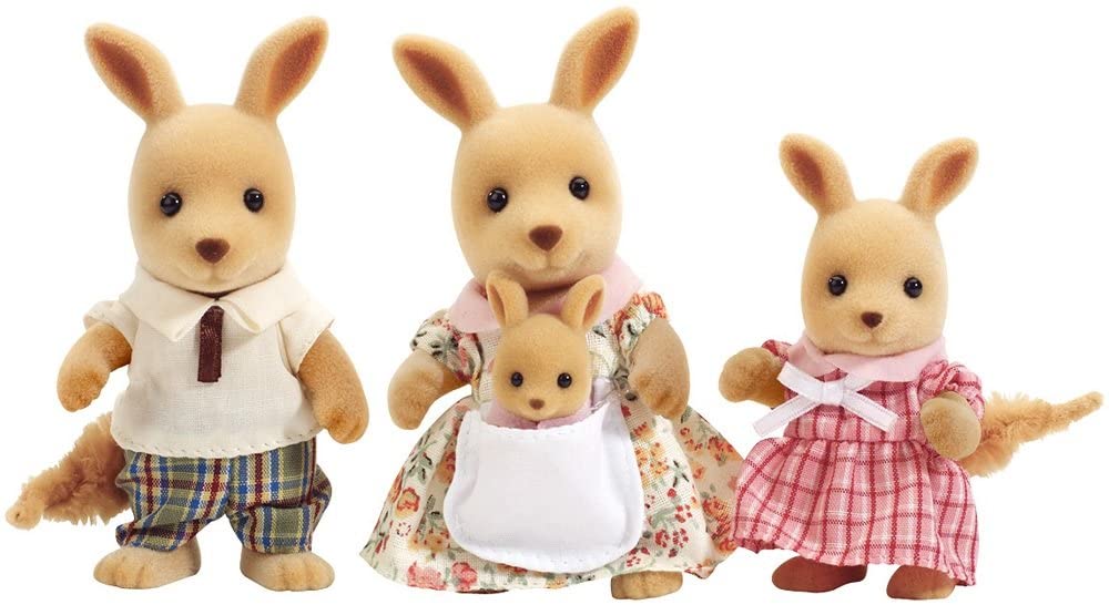 Calico Critters Hopper Kangaroo Family by Epoch Everlasting Play