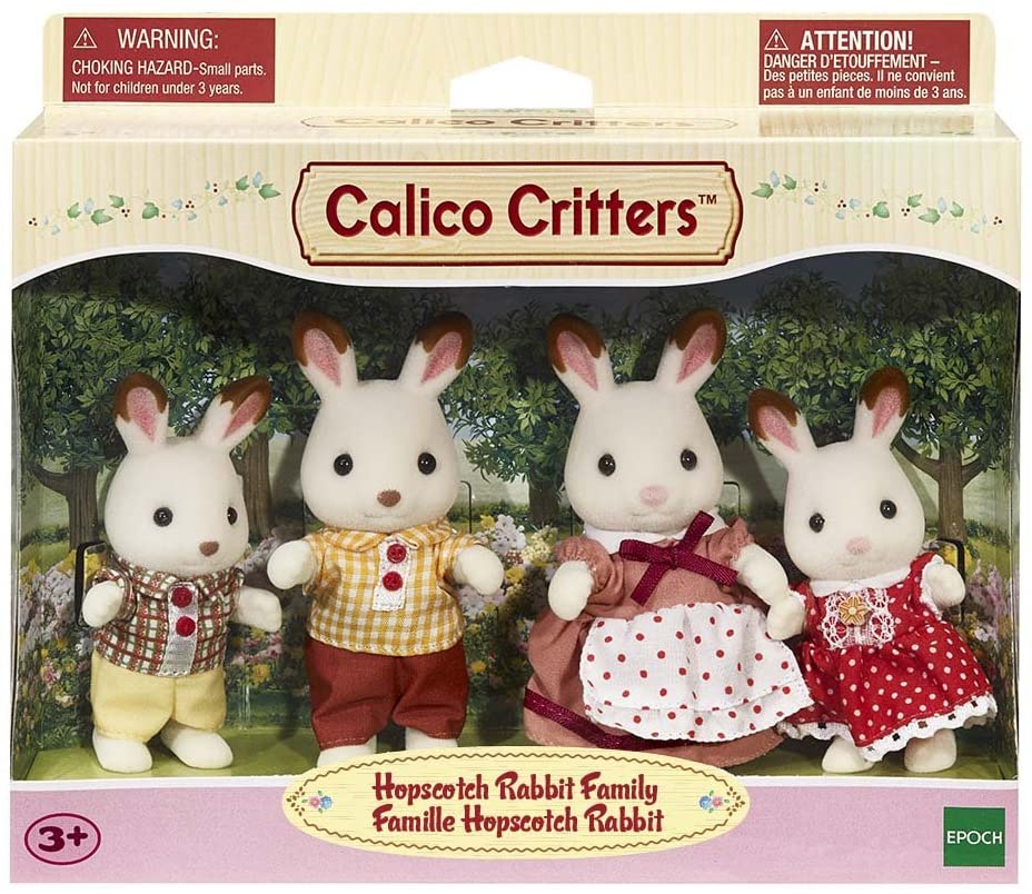 Calico Critters Hopscotch Rabbit Family by Epoch Everlasting Play 1