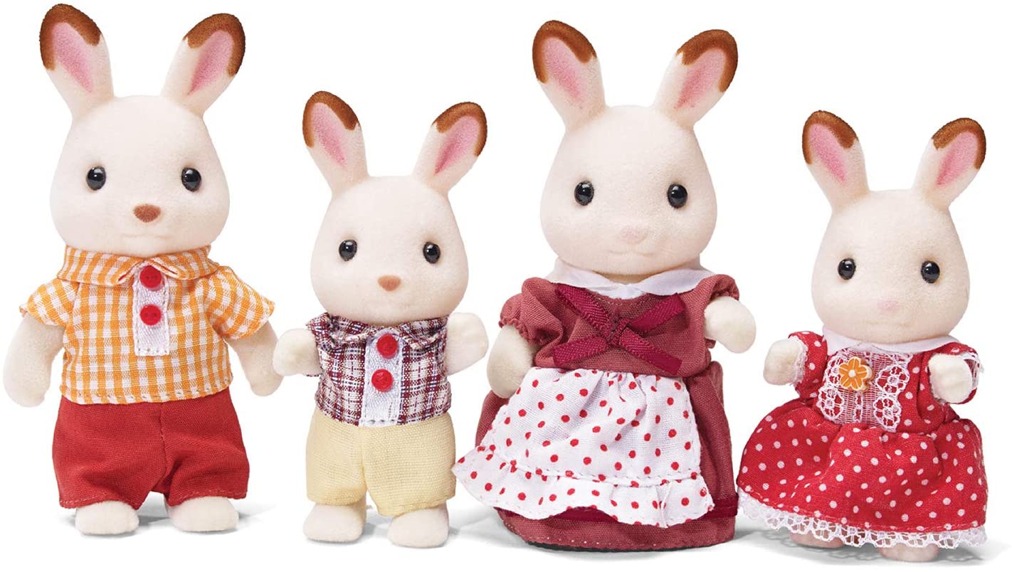 Calico Critters Hopscotch Rabbit Family by Epoch Everlasting Play