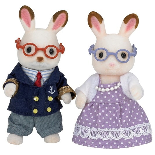 Calico Critters Hopscotch Rabbit Grandparents by Epoch Everlasting Play