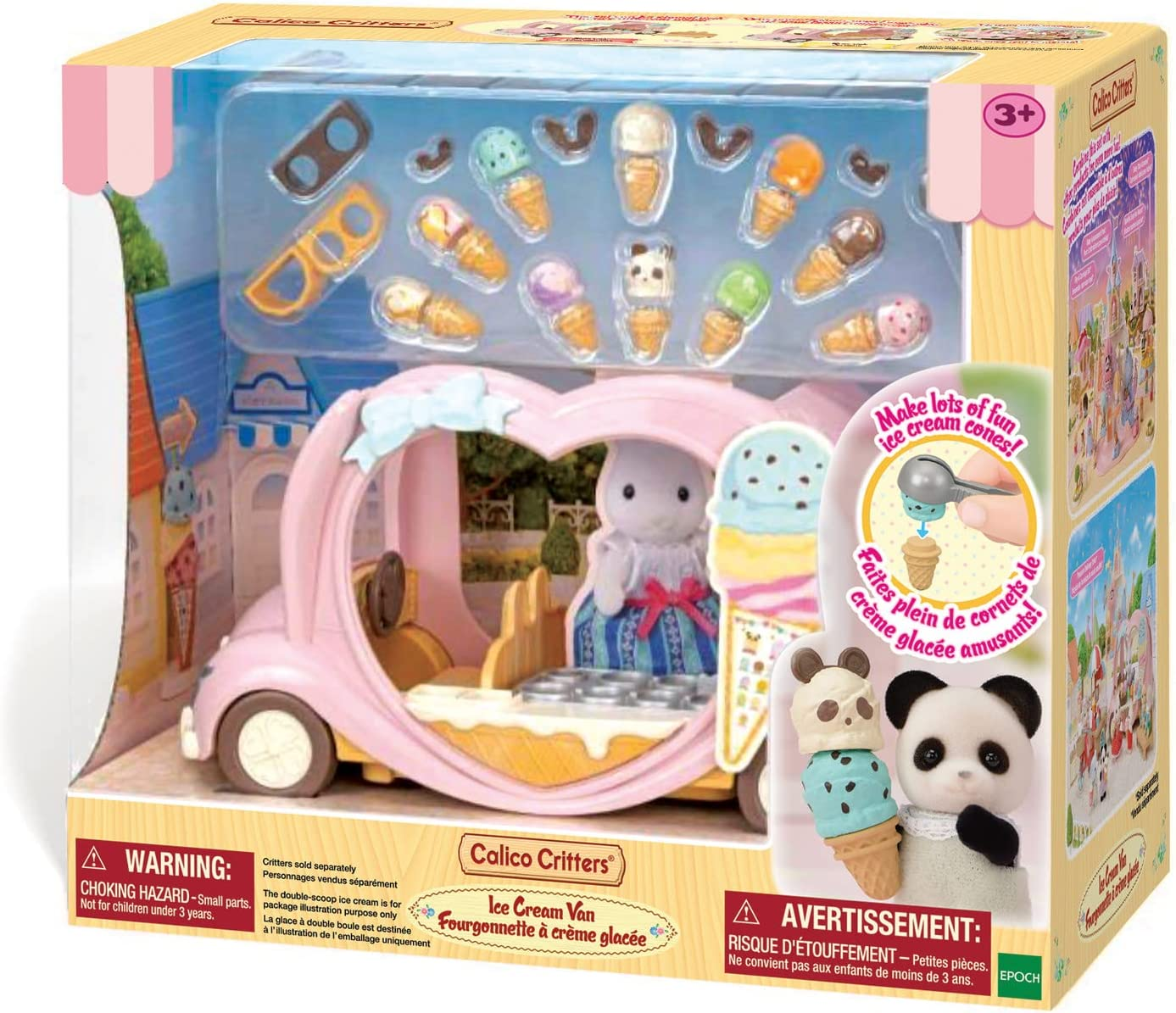 Calico Critters Ice Cream Van by Epoch Everlasting Play 1
