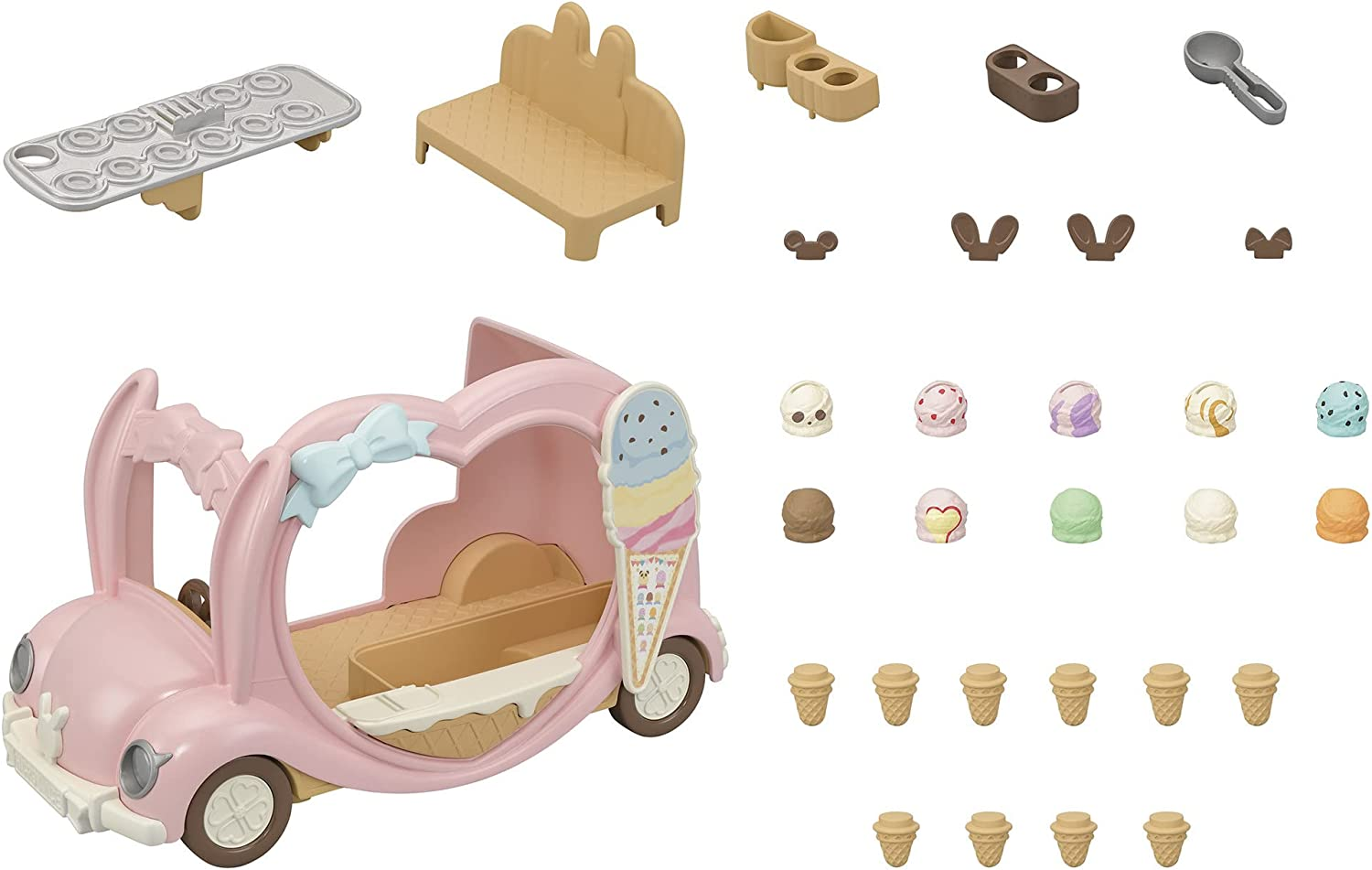 Calico Critters Ice Cream Van by Epoch Everlasting Play 2