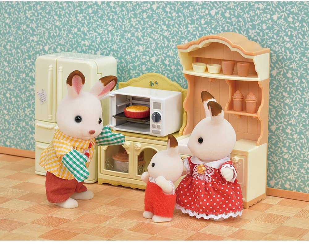 Calico Critters Microwave Cabinet by Epoch Everlasting Play 1